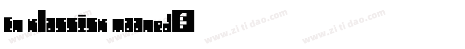 En klassisk Maaned字体转换
